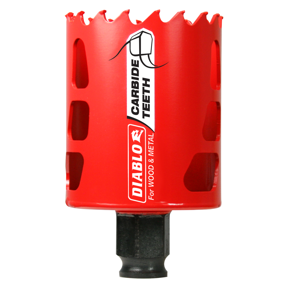 Diablo Tools 2-1/8″ (54mm) Carbide-Tip Wood & Metal Holesaw - Flockneti