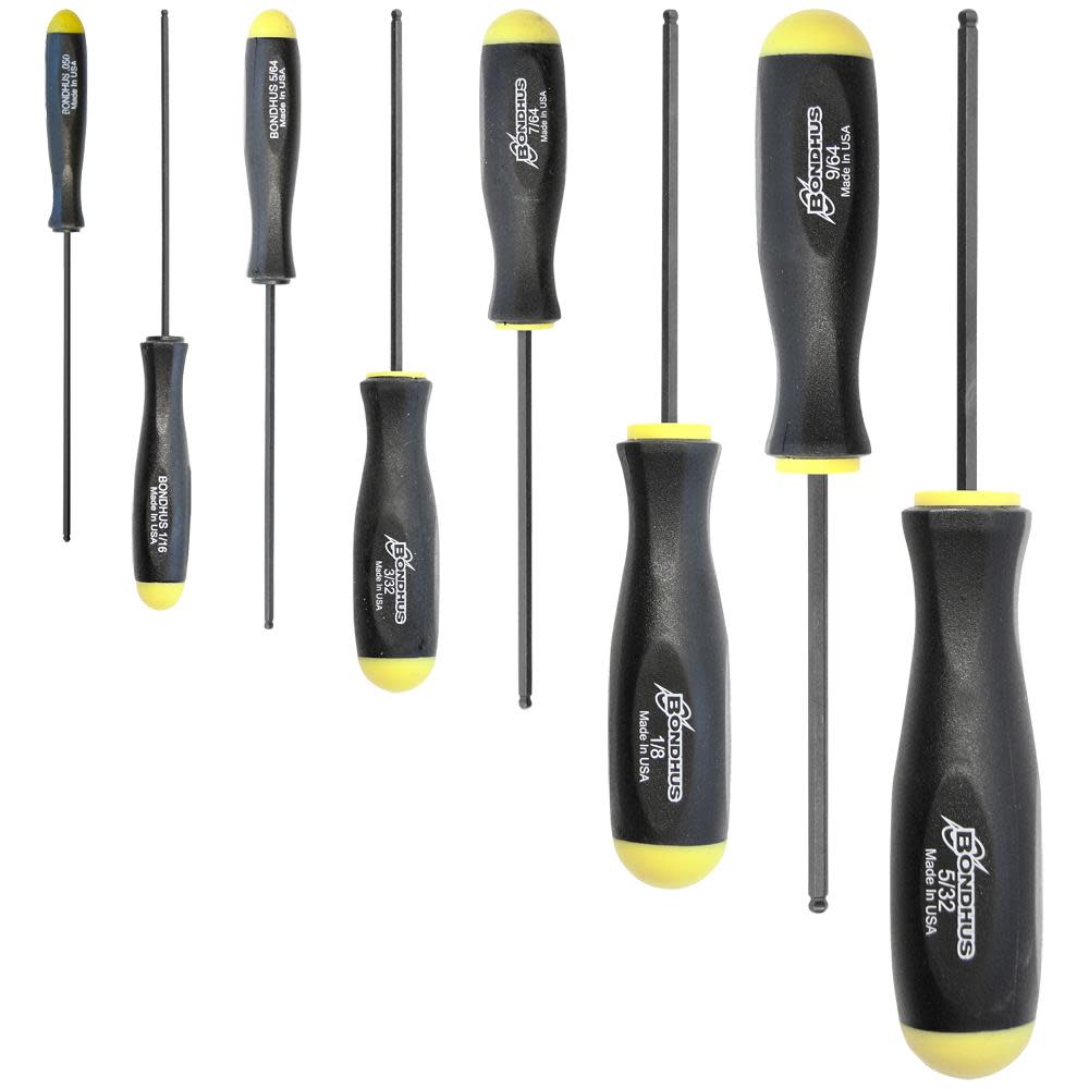Bondhus 8pc Balldriver Set 0.050-5/32 - Flockneti