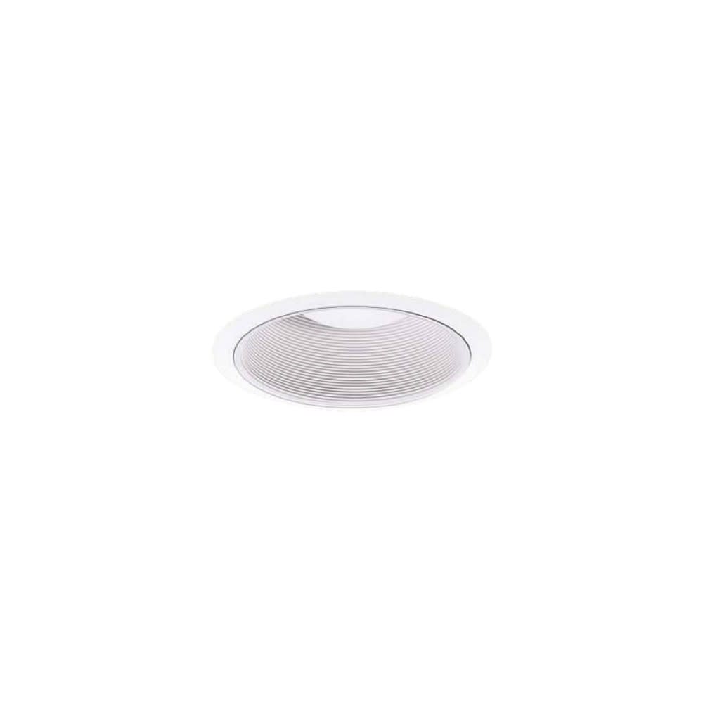 Halo 6″ Matte White Plastic Phenolic Coilex Baffle Trim - Flockneti