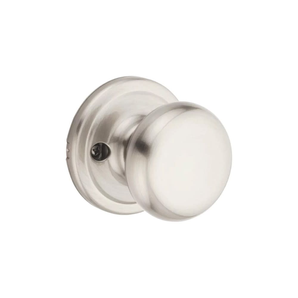 Kwikset Satin Nickel Juno Surface Mount Half Dummy Trim Door Knob - Flockneti
