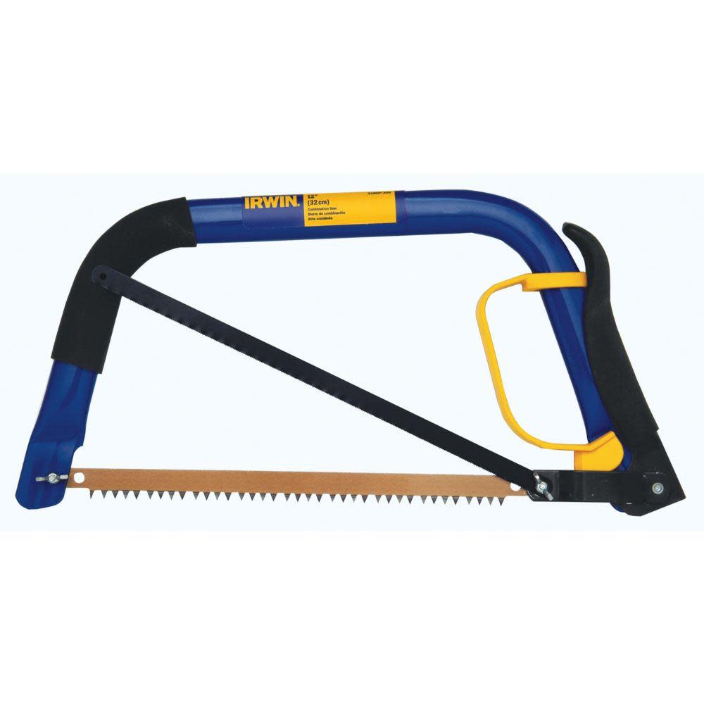 Irwin 12 In. Combination Saw with Wood Cutting and Hacksaw Blades - Flockneti
