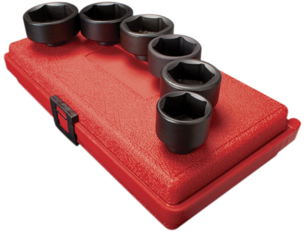 Sunex 6 pc. 3/8 In. Drive Oil & Fuel Filter Socket Set - Flockneti