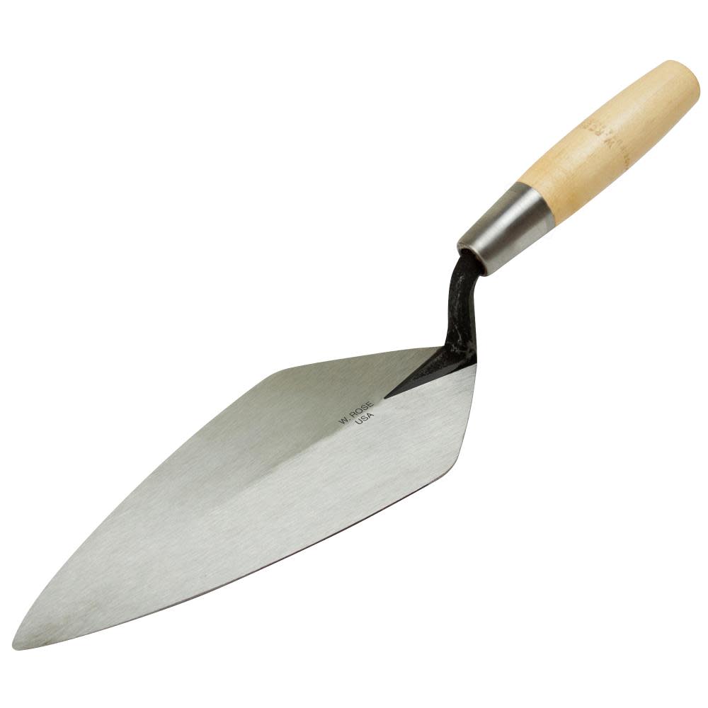 Kraft Tool Co 13 In. Narrow London Brick Trowel with 6 In. Wood Handle - Flockneti