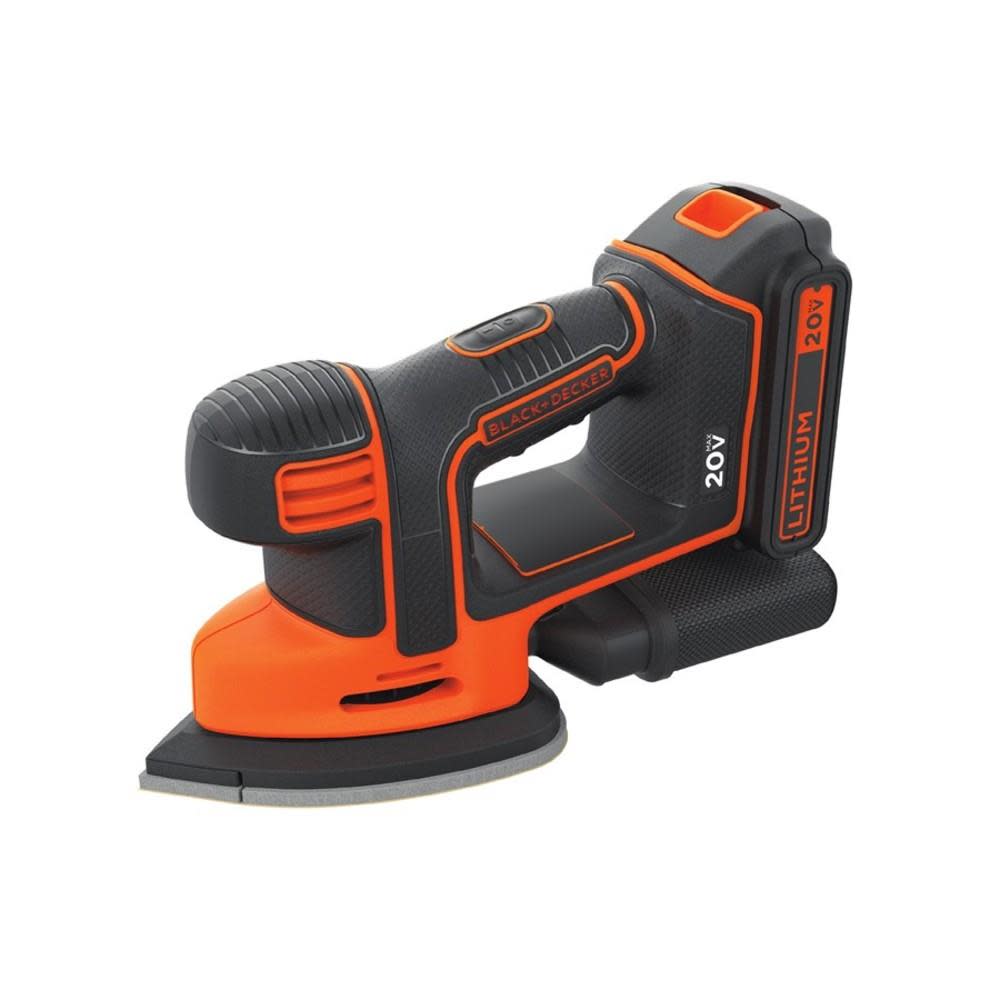 Black and Decker 20V MAX MOUSE Cordless Sander Kit - Flockneti