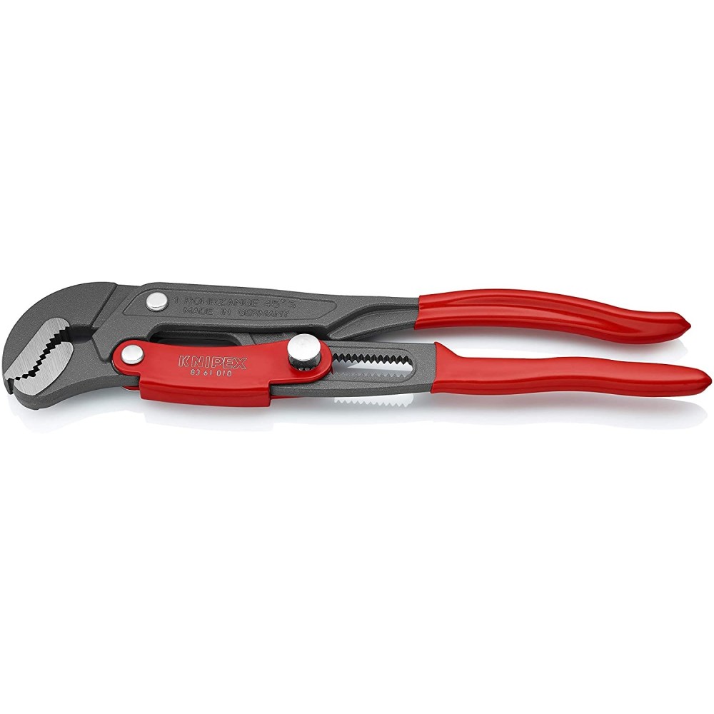 Knipex Pipe Wrench S Type Plastic Handle 330 mm Swedish Pattern - Flockneti