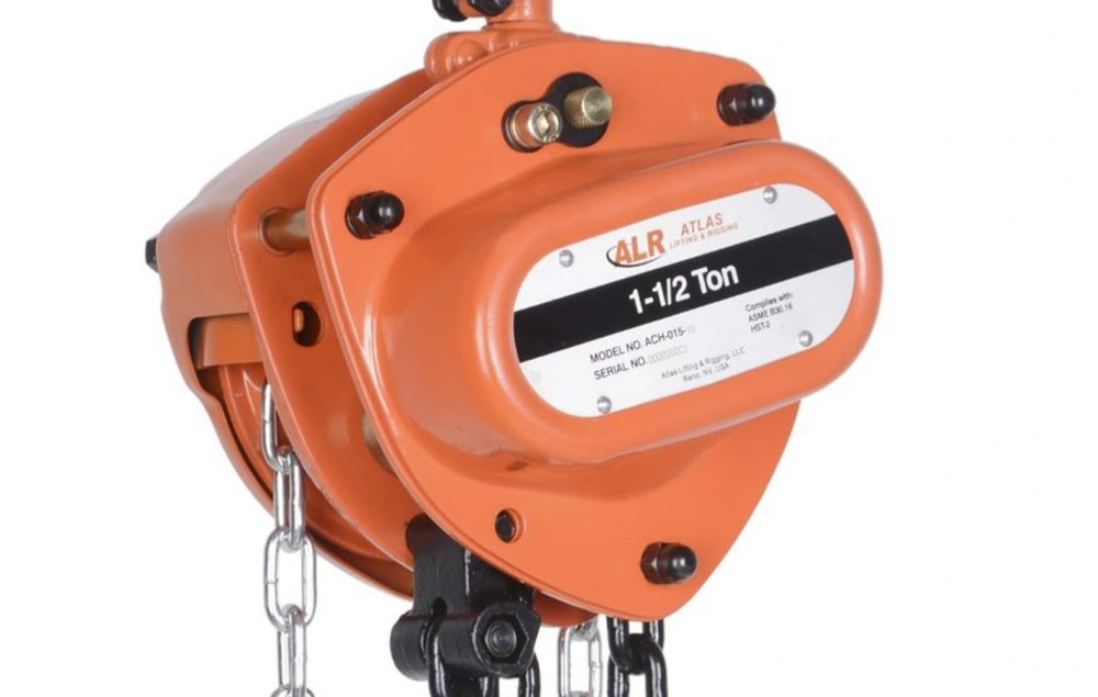 Atlas Lifting and Rigging Chain Hoist 1.5 Ton 3300 lbs 30′ Chain - Flockneti