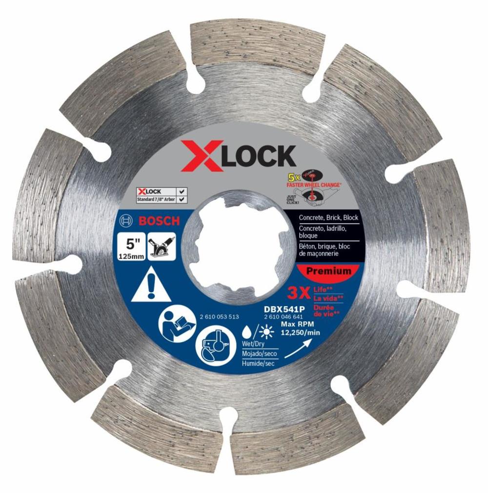 Bosch 5 In. X-LOCK Premium Segmented Diamond Blade Premium - Flockneti