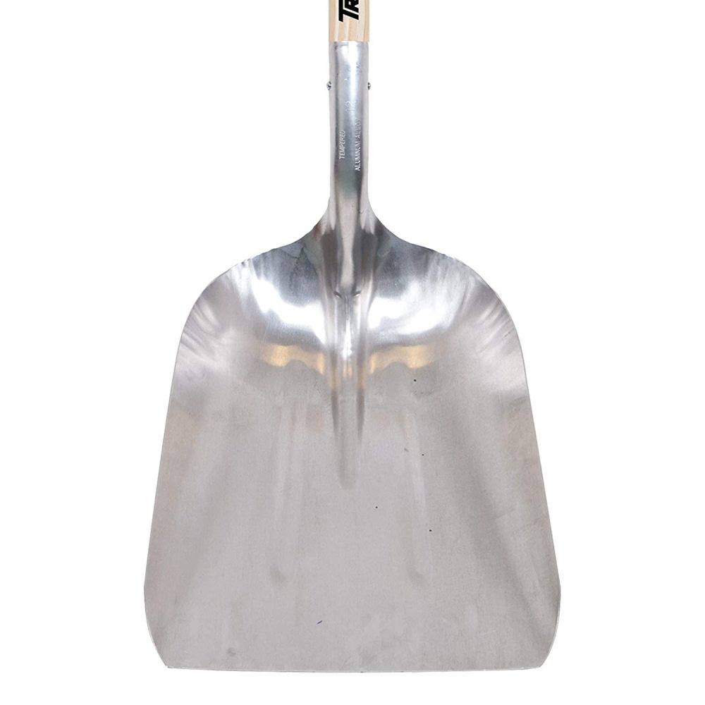 True Temper #12 Aluminum Scoop with D-Grip on 26″ Hardwood Handle - Flockneti