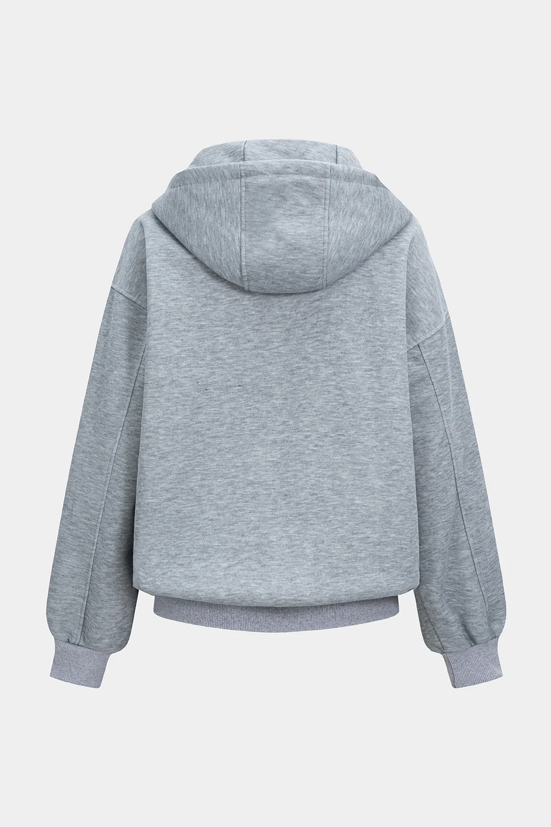 Zipper Long-Sleeve Hoodie - Flockneti