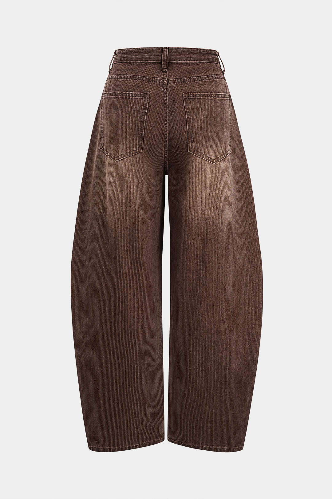 Denim Zipper Barrel Jeans - Flockneti