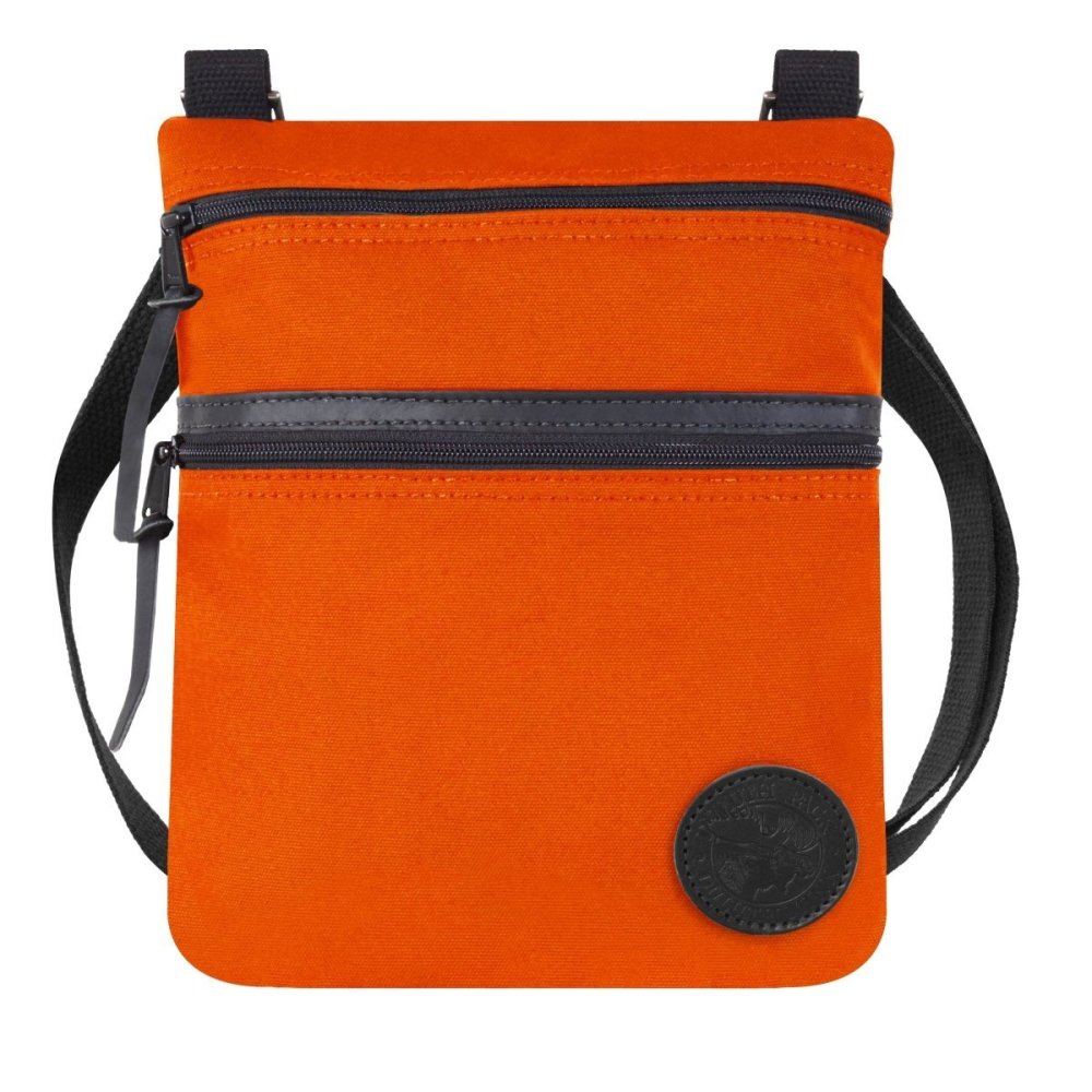 Duluth Pack 4 Liter Capacity Orange Traverse Crossbody Bag - Flockneti