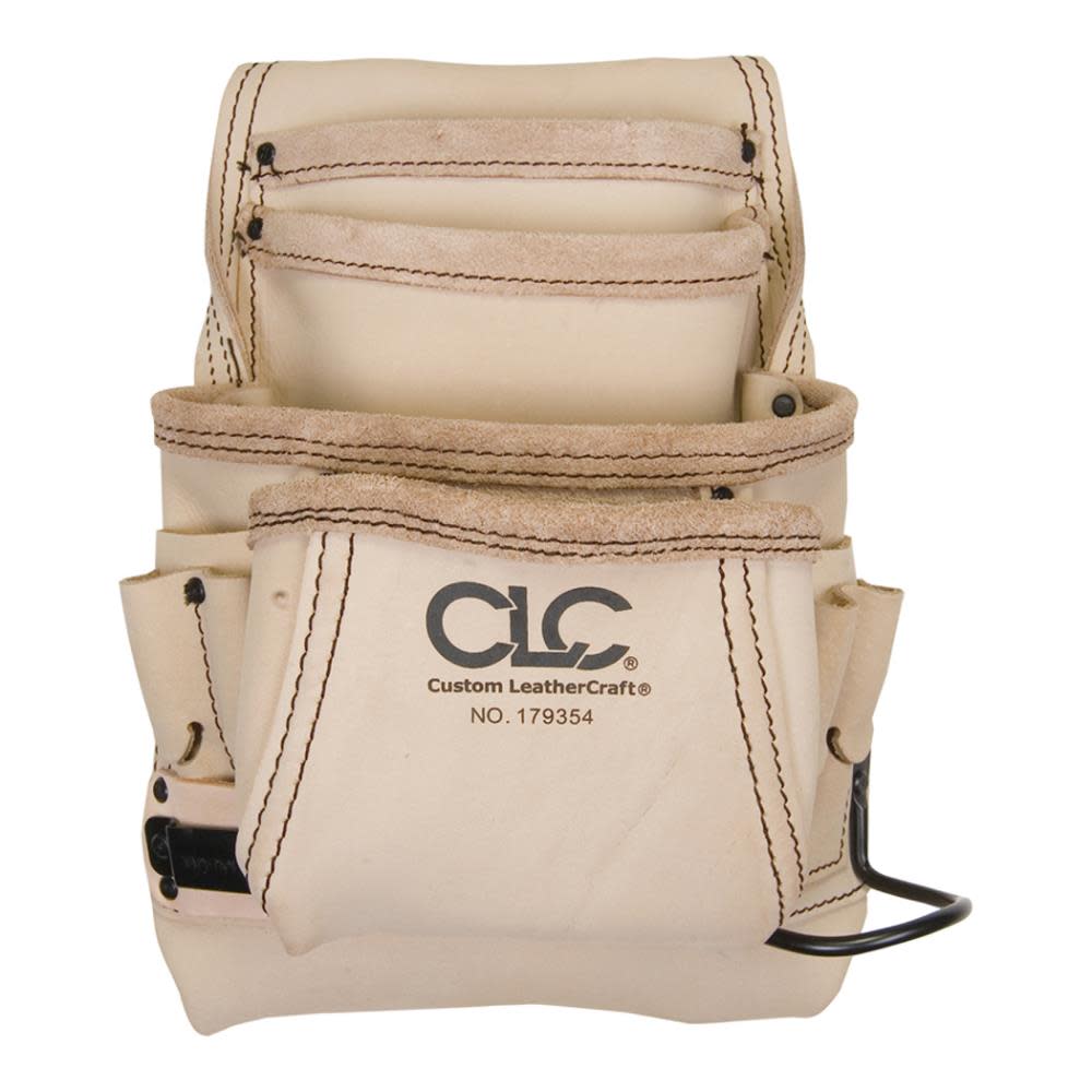 CLC 10 Pocket Carpenter’s Nail & Tool Bag - Flockneti