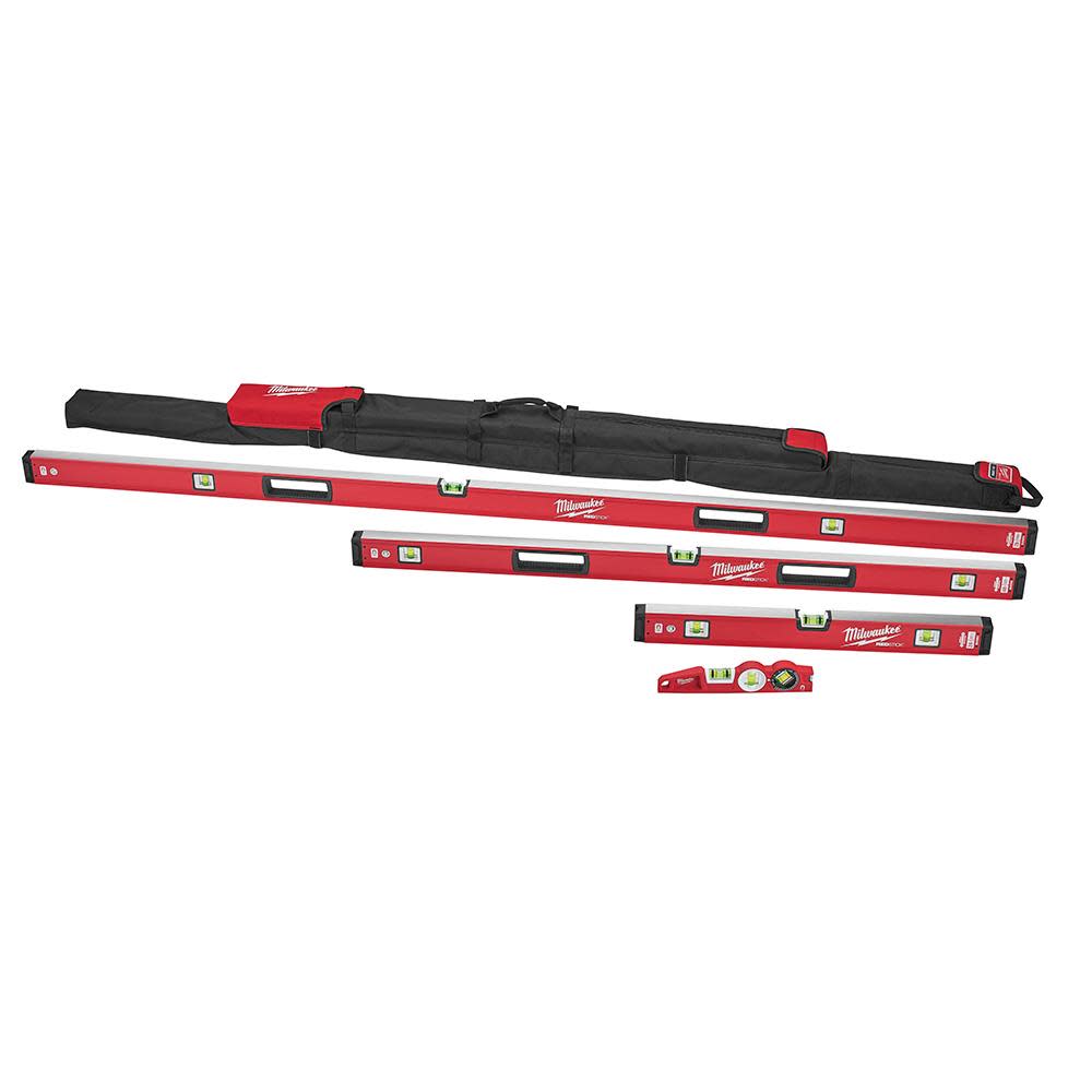 Milwaukee REDSTICK Master Level Set – Magnetic - Flockneti