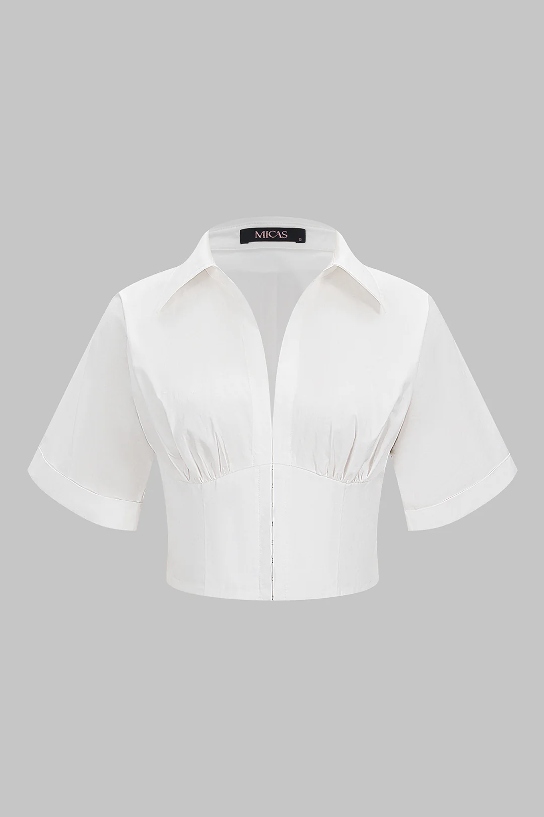 V-Neck Short-Sleeve Shirt - Flockneti