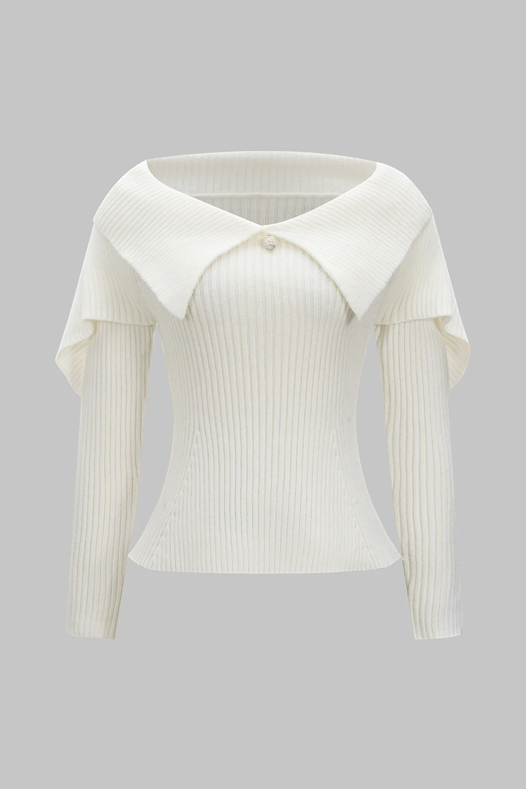 Knit Ribbed Long-Sleeve Top - Flockneti