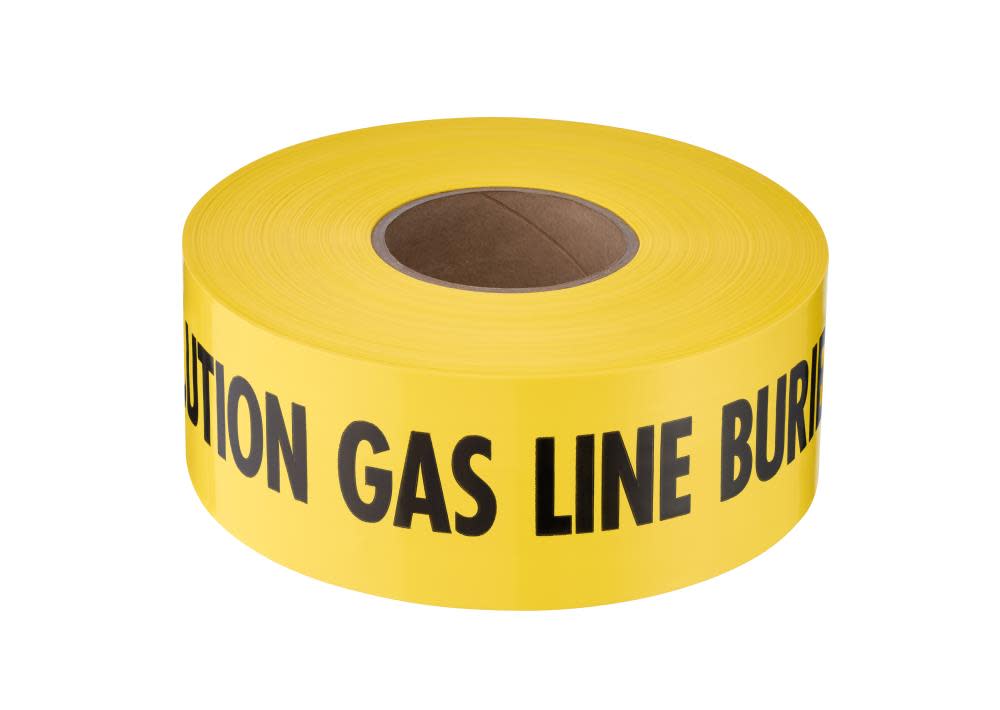 Empire Level SHIELDTEC® Standard Non, Detectable Tape, Gas Line - Flockneti