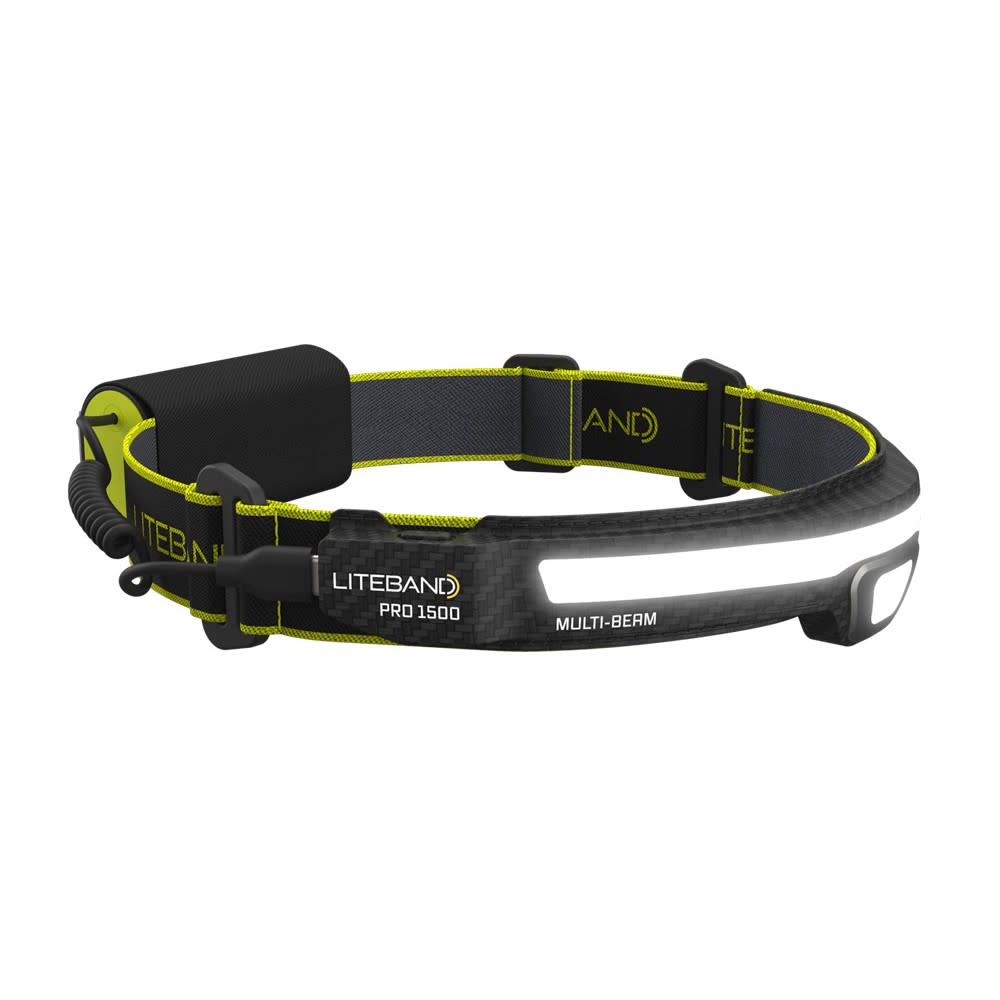 Liteband Pro 1500 MB Carbon Fiber LED Rechargeable Headlamp - Flockneti