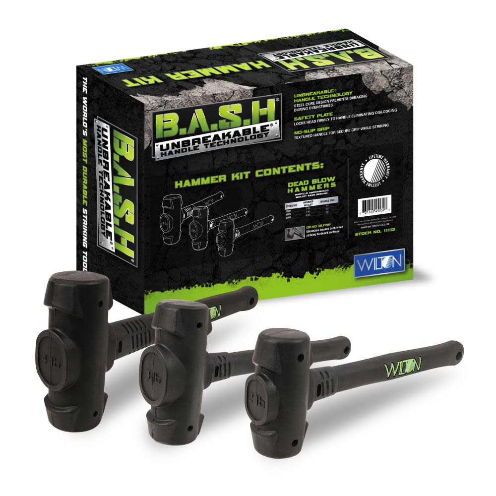 Wilton B.A.S.H Dead Blow Hammer Kit - Flockneti