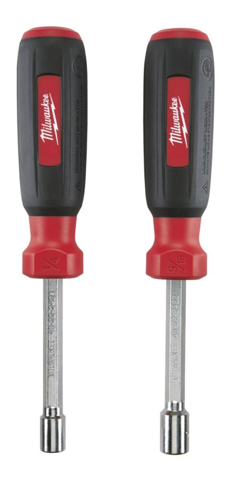 Milwaukee 2-Piece SAE Hollow Shaft Nut Driver Set - Flockneti