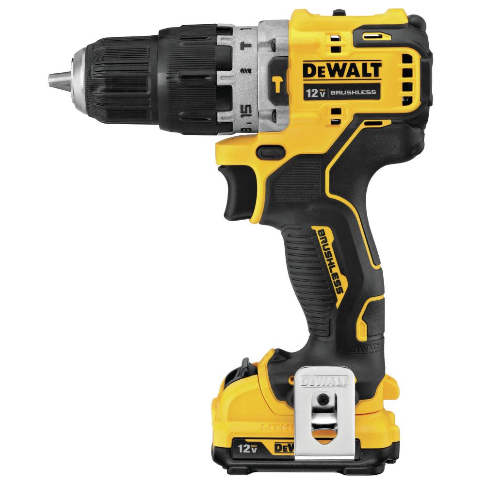 DEWALT XTREME 12V MAX Brushless 3/8 in. Cordless Hammer Drill Kit - Flockneti