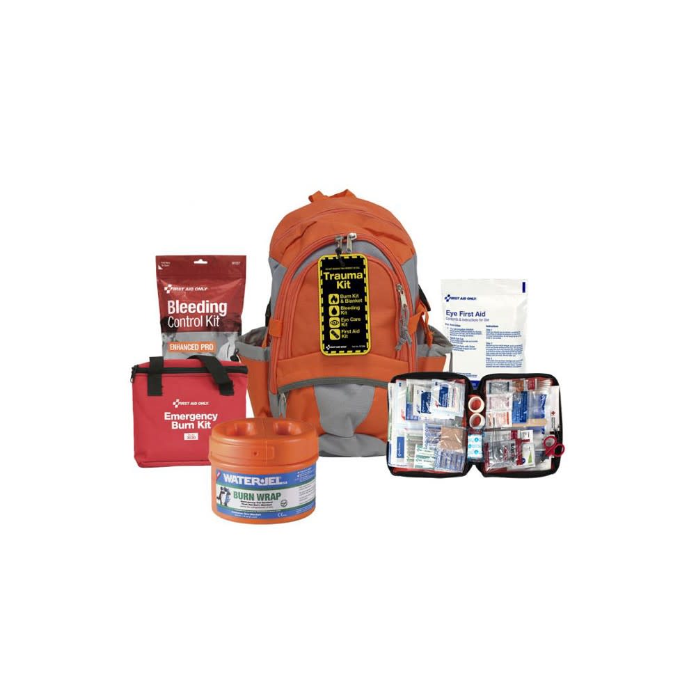 First Aid Only Backpack Trauma Backpack Kit - Flockneti