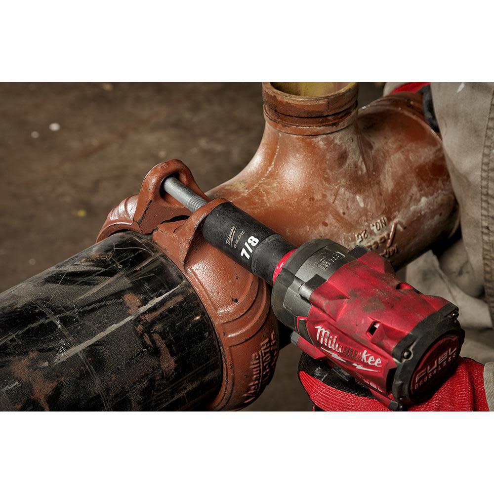 Milwaukee SHOCKWAVE Impact Duty Socket 1/2″ Drive 7/8″ Deep 6 Point - Flockneti