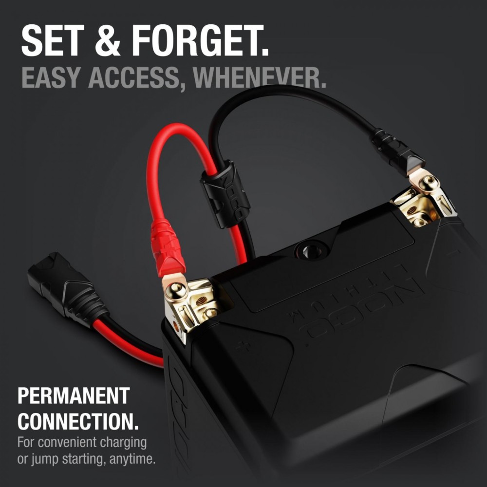 Noco Heavy Duty Boost Battery Eyelet Cable with X Connect Adapter - Flockneti