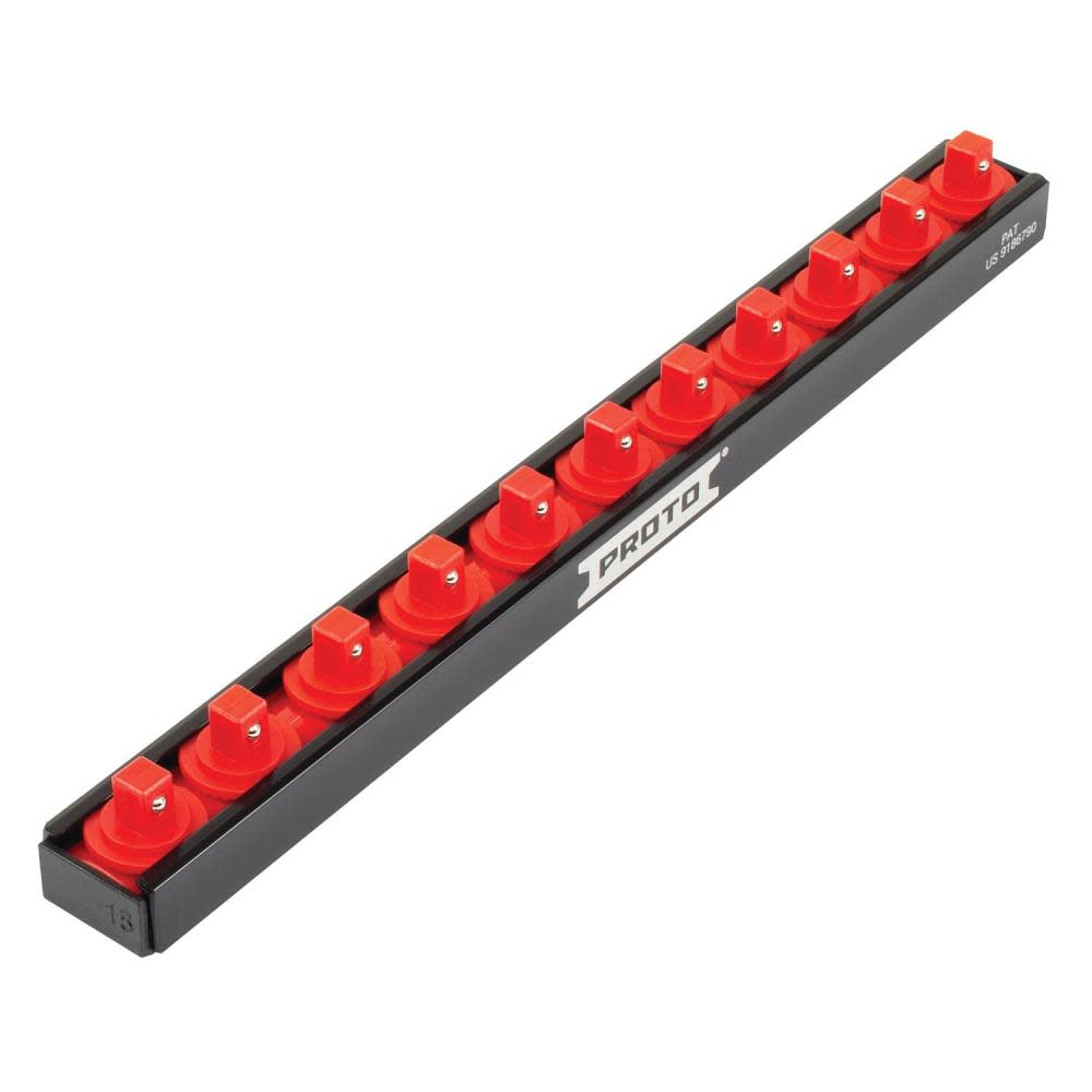 Proto 1/4″ Drive 11 Piece Socket Rail – 9″ - Flockneti