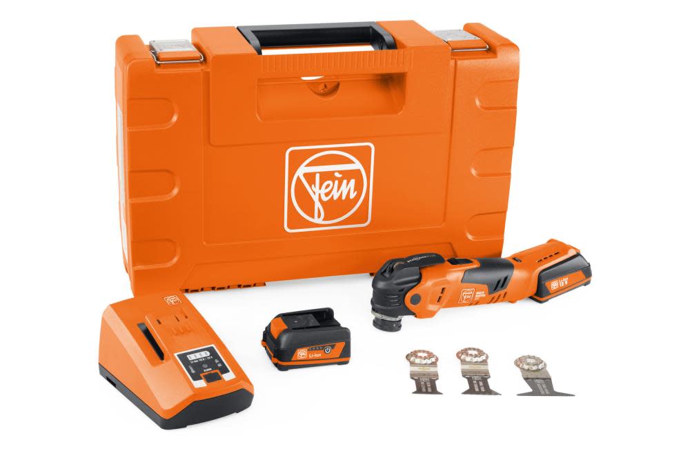Fein Multimaster Oscillating Multi Tool 12V AMM 300 PLUS Starter Kit - Flockneti