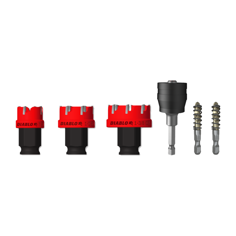 Diablo Tools Steel Demon Carbide Teeth Hole Cutter Set 6pc - Flockneti
