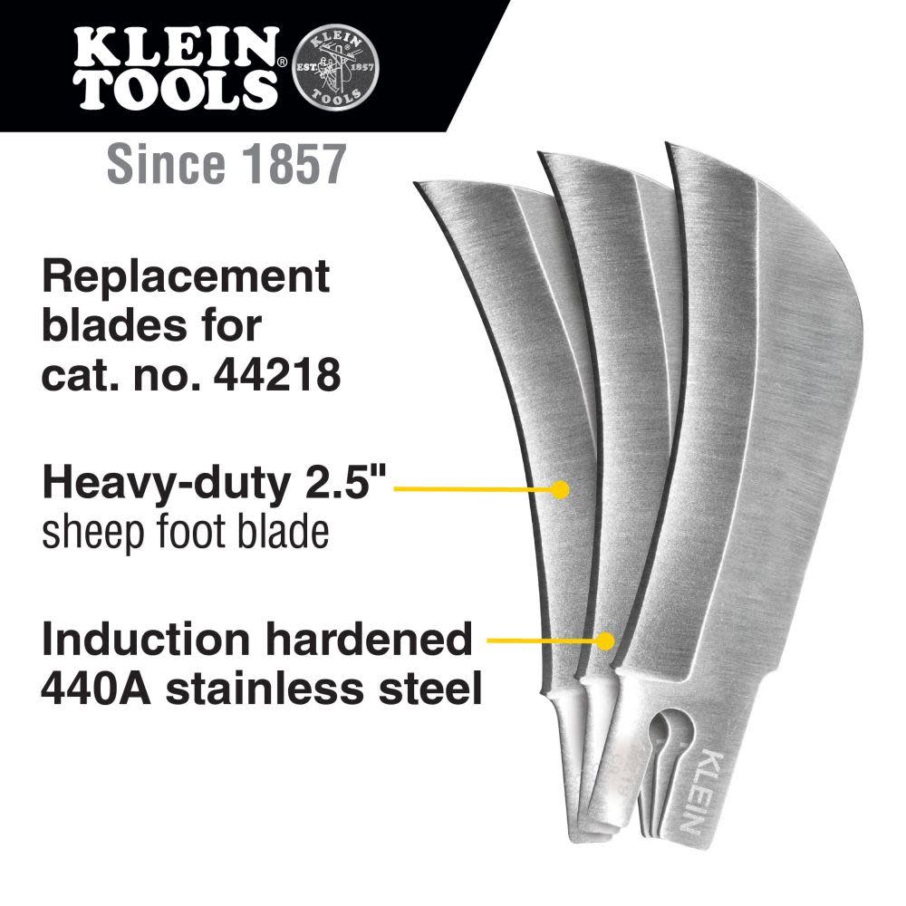 Klein Tools Hawkbill Replacement Blade 3-Pk - Flockneti