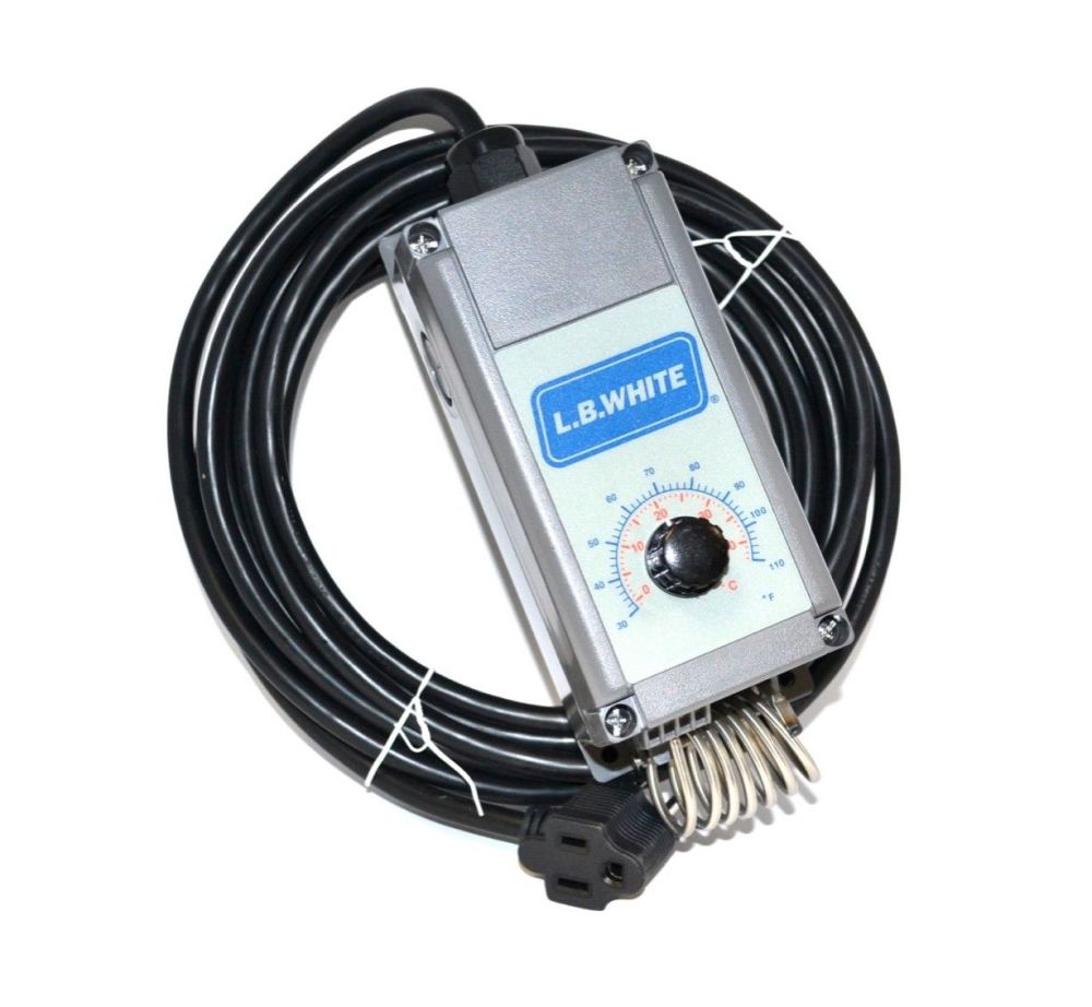 LB White Nema 4X Thermostat Kit with 20′ Series Tap Power Cord Fits Premier 80 & 170 Models - Flockneti