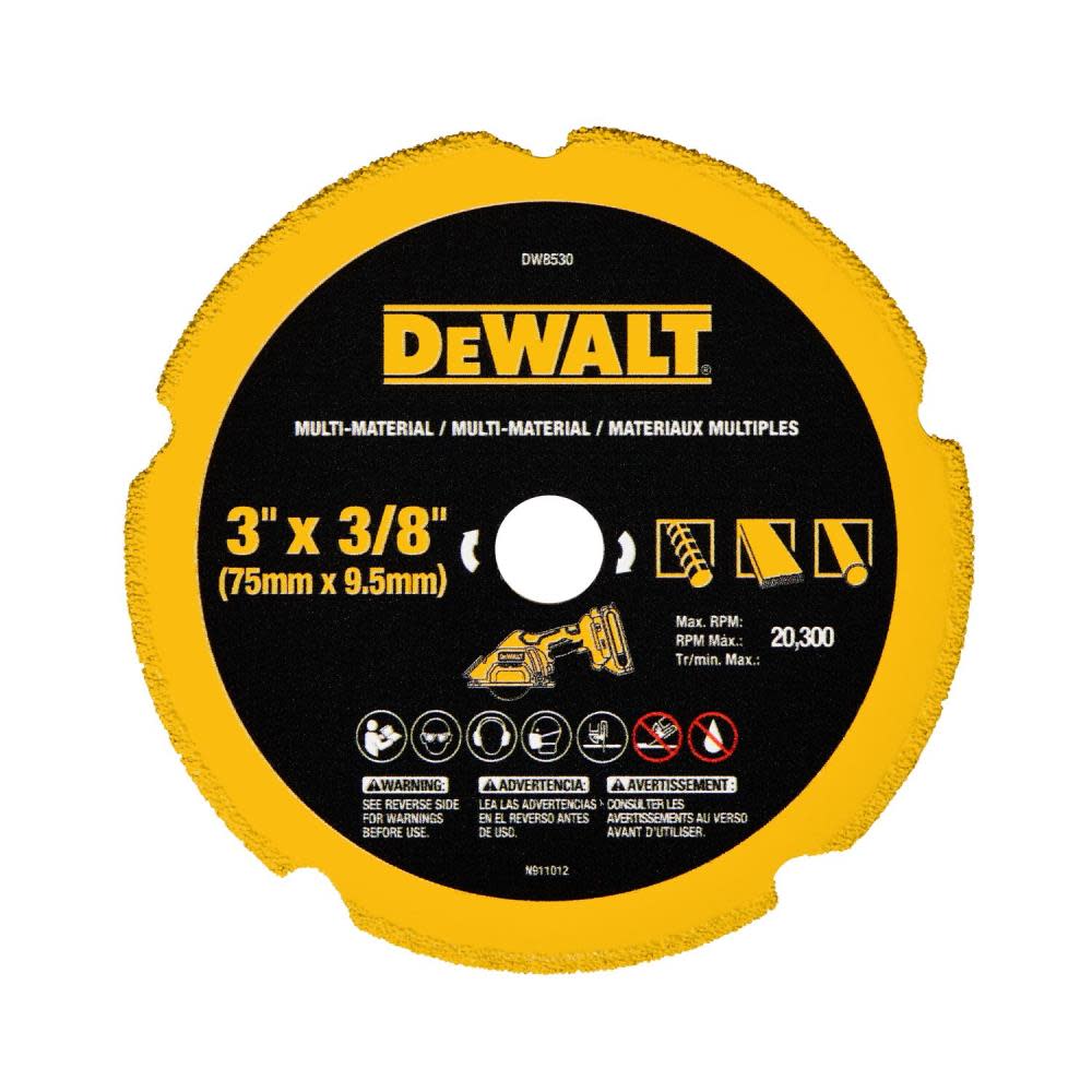 DEWALT 3″ Diamond Multi-Material Blade - Flockneti