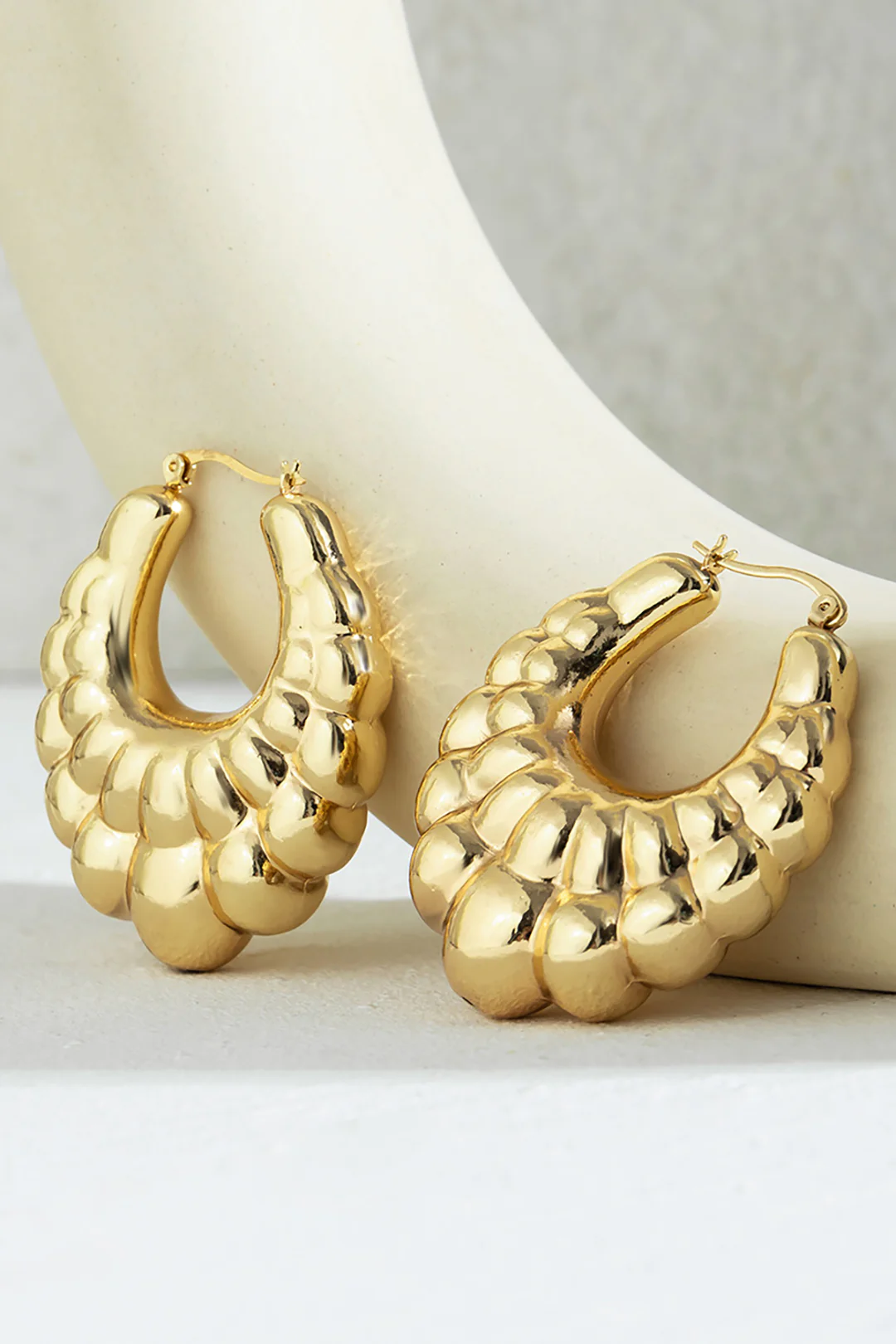 Metal Irregular Earrings - Flockneti