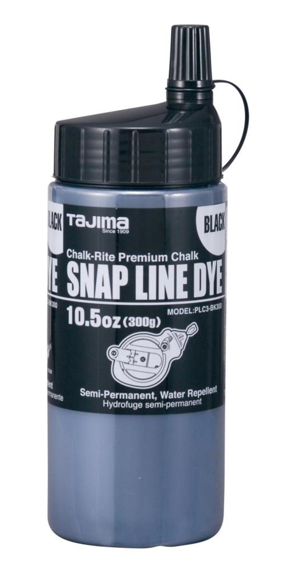 Tajima CHALK-RITE Powder Dye Ultra-Fine Wind and Water Resistant Permanent 10.5 oz. Black - Flockneti