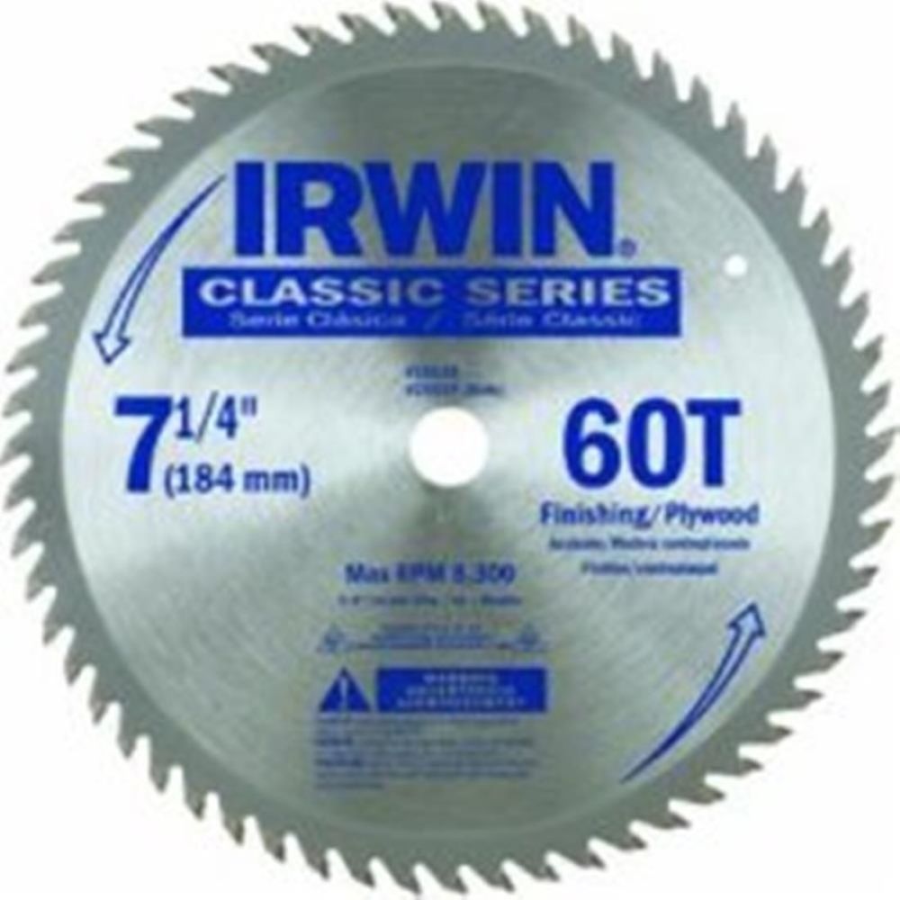 Irwin 7-1/4 In. 60T Saw Blade - Flockneti