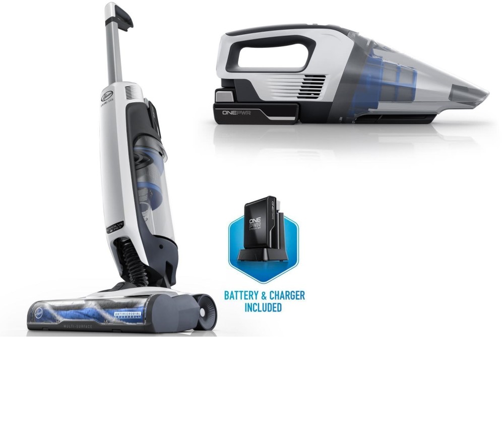Hoover Residential Vacuum ONEPWR Evolve Pet Upright Vacuum Kit & Hand Vacuum Kit Bundle - Flockneti