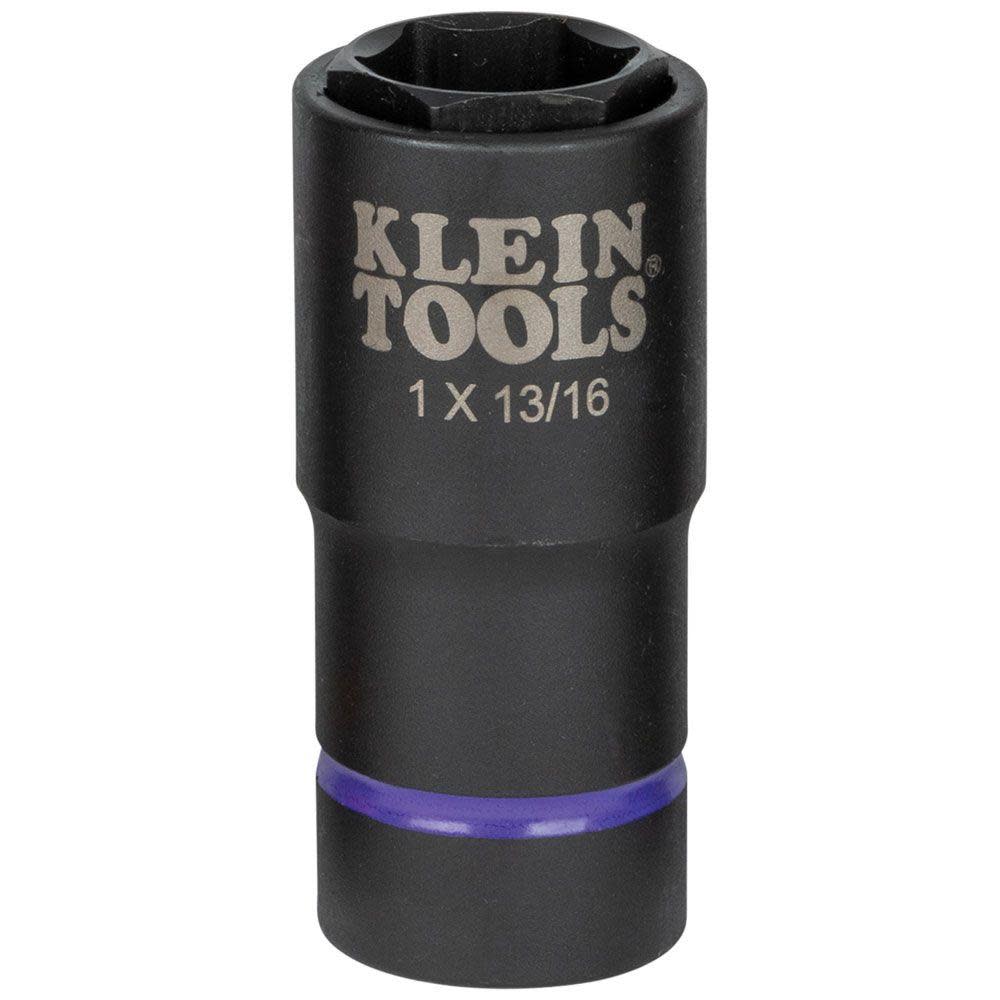 Klein Tools 2-in-1 Socket 1″ X 13/16″ 6 Pt - Flockneti