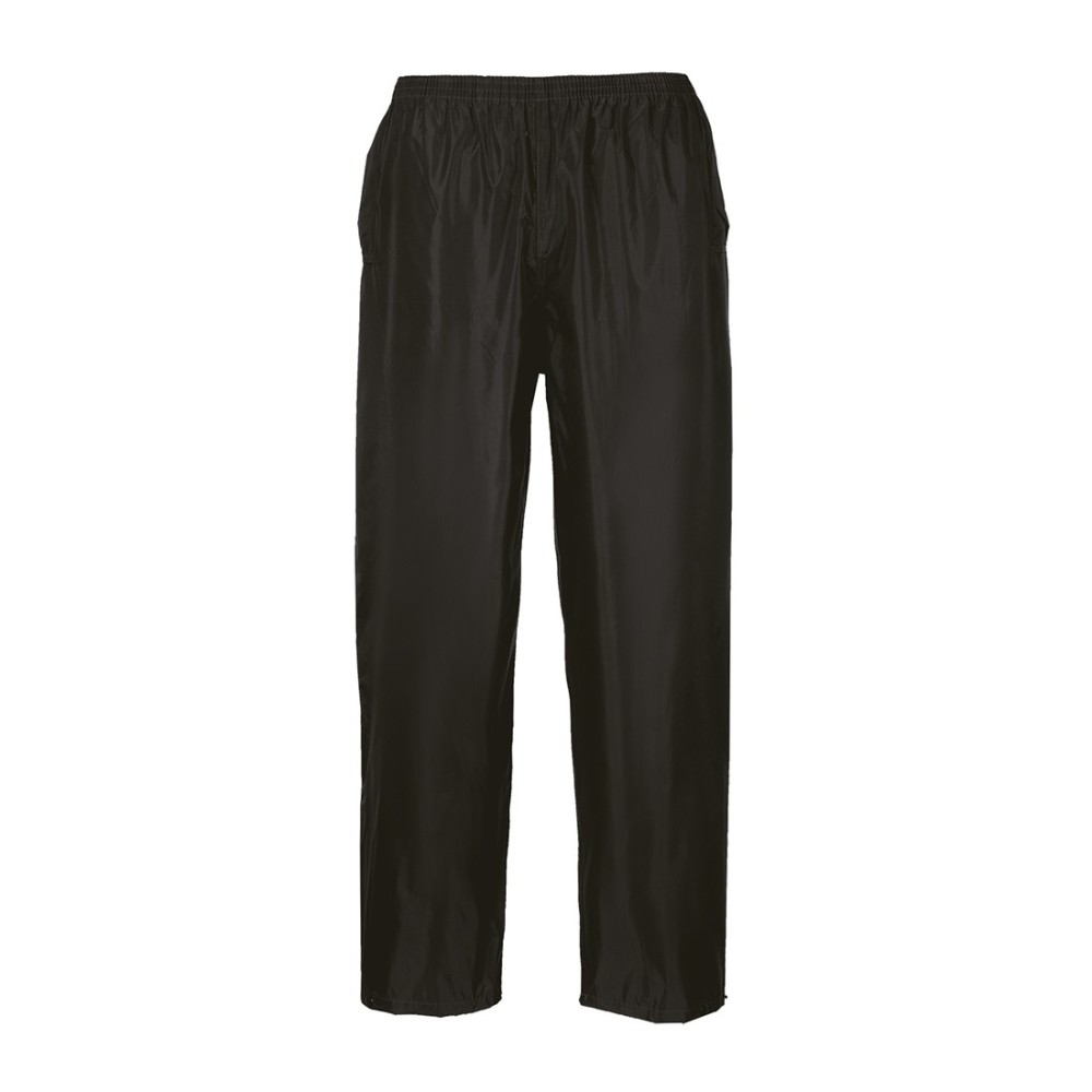 Portwest Black Rain Trousers – Small - Flockneti