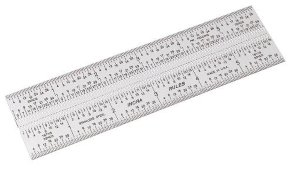 Incra 6″ Precision Marking Ruler - Flockneti