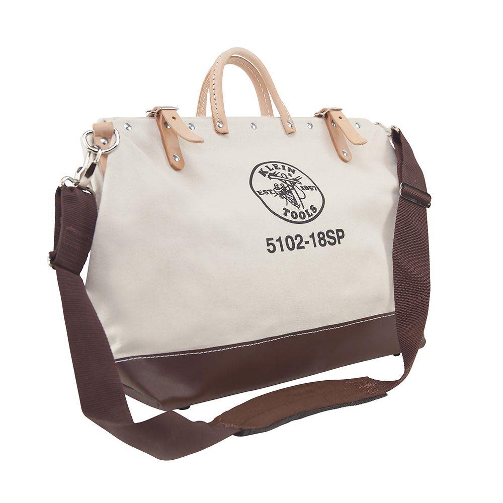 Klein Tools 18″ Deluxe Canvas Tool Bag - Flockneti