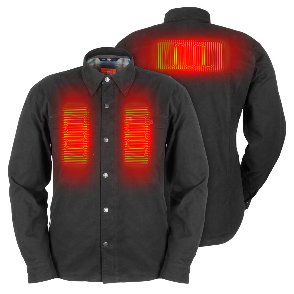 Mobile Warming Frontier Heated Jacket Men’s 7.4 Volt Black XL - Flockneti