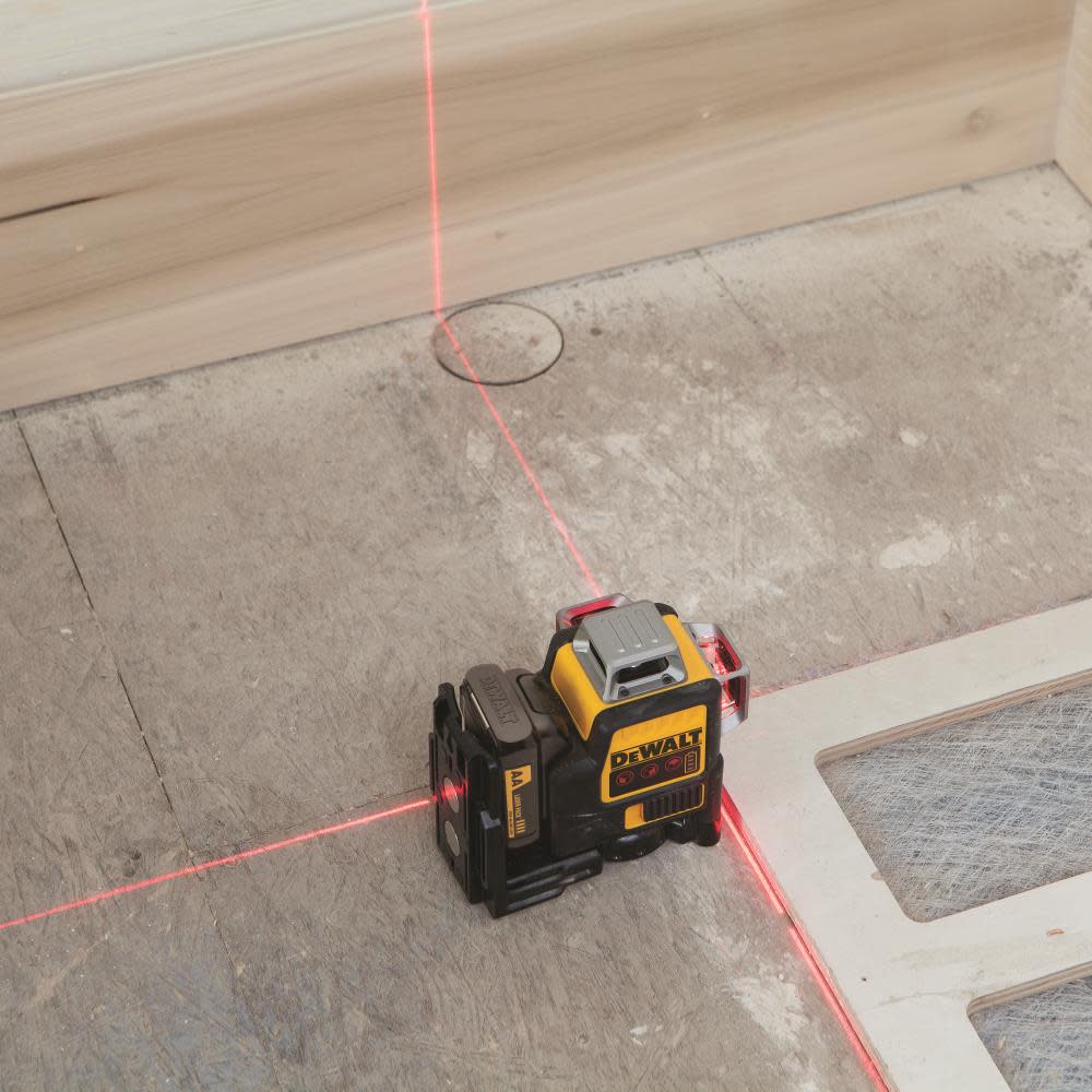 DEWALT 12 V 3 x 360 Line Laser - Flockneti