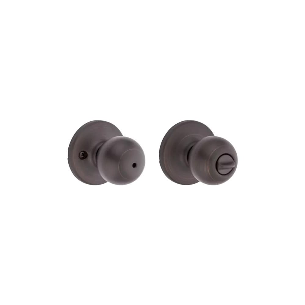 Kwikset Venetian Bronze Bed/Bath Polo Privacy Door Knob - Flockneti