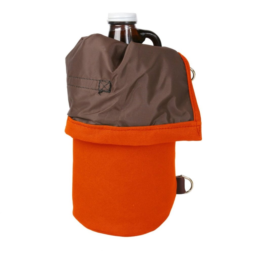 Duluth Pack Orange Canvas One Size Growler Pack - Flockneti