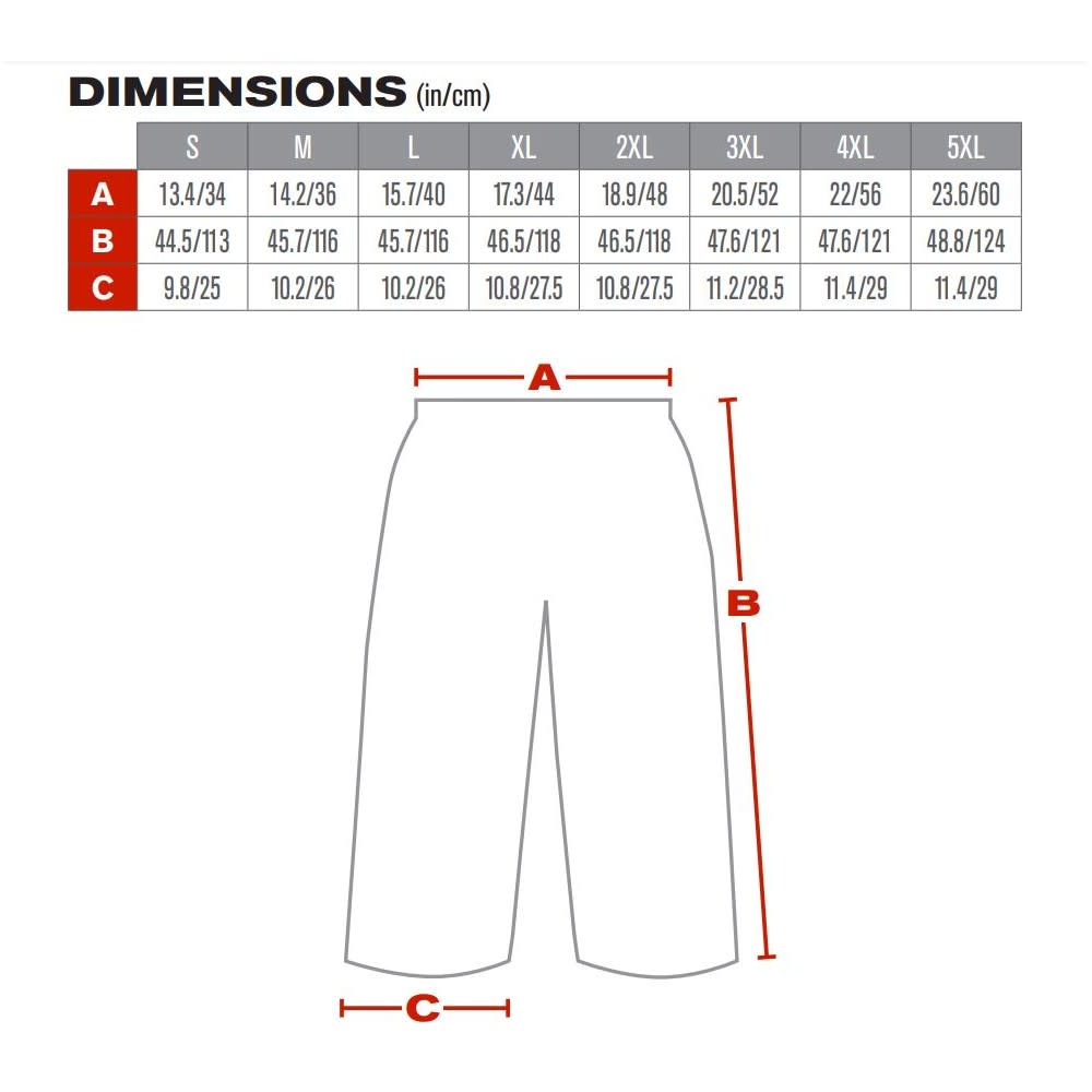 Protective Industrial Products ANSI 107 Class E Ripstop Overpant Hi Vis Lime Yellow XL - Flockneti