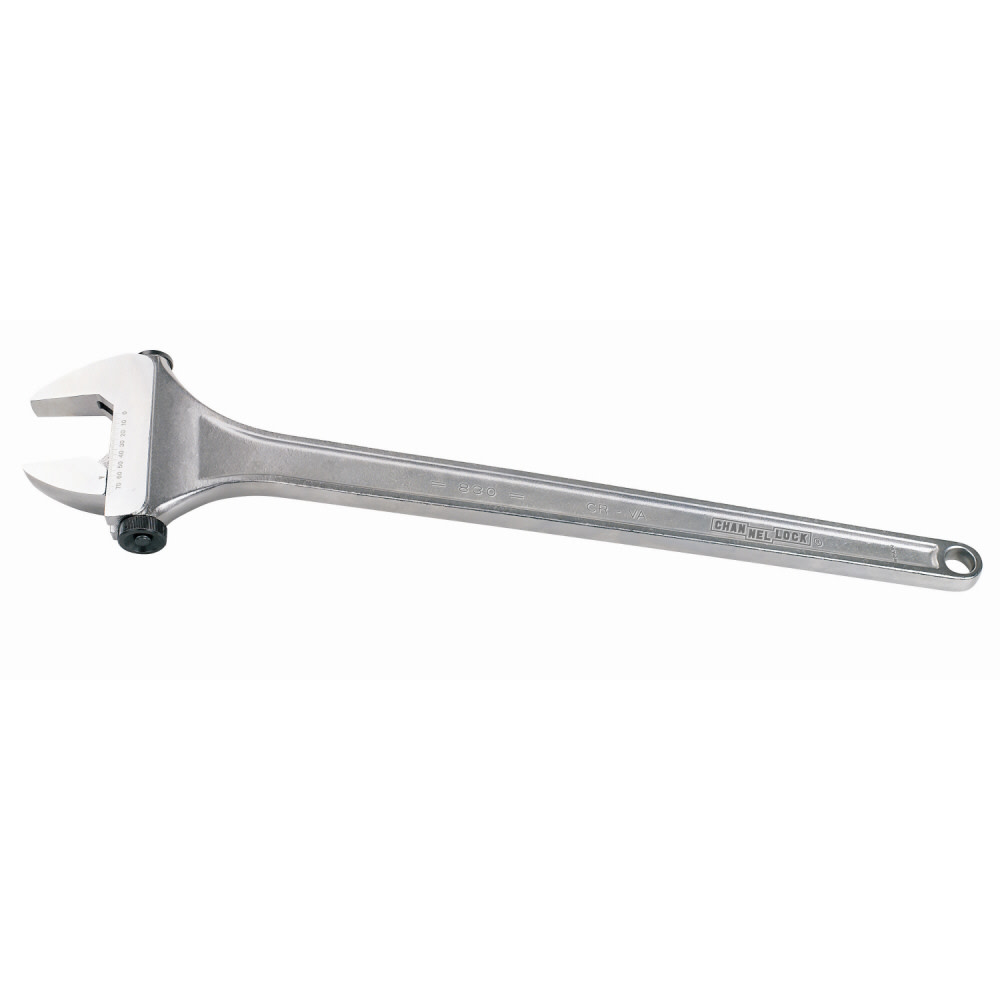 Channellock 30 In. Adjustable Chrome Wrench - Flockneti