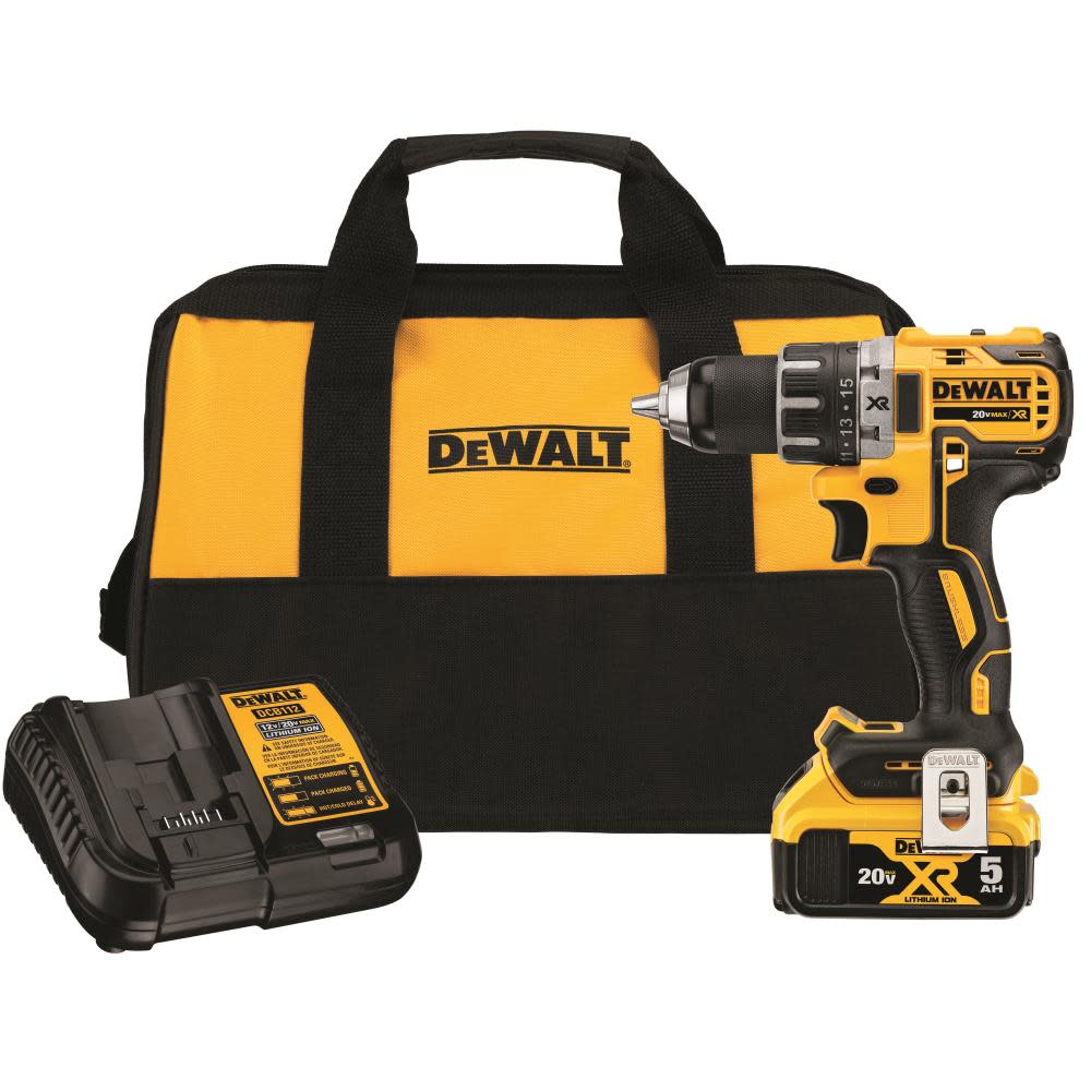 DEWALT DW 20V MAX XR Brushless 1/2 in. Cordless Drill/Driver Kit - Flockneti