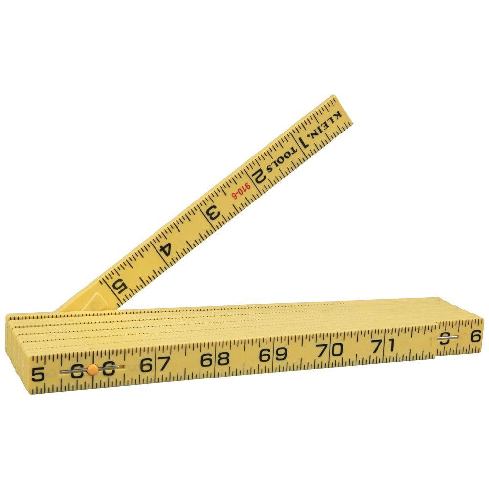 Klein Tools Fiberglass Folding Rule Inner Read - Flockneti