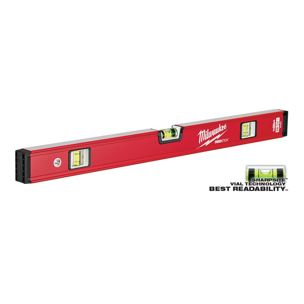 Milwaukee 24 In.REDSTICK Compact Box Level - Flockneti